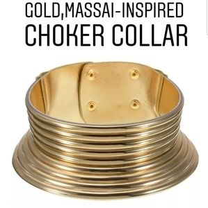 Massai-inspired Choker Collar Statement Accessory